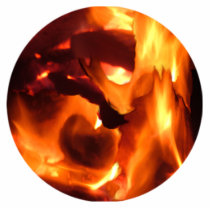 Fire photo sculptures