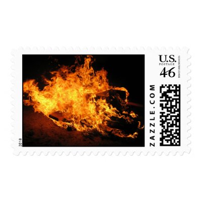 fire postage stamp by dmavencamp