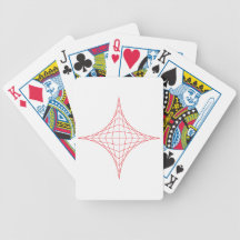 Fire (red) bicycle card deck