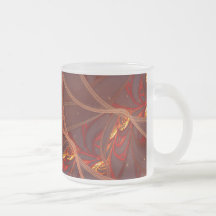 Fire Red Glass Mug