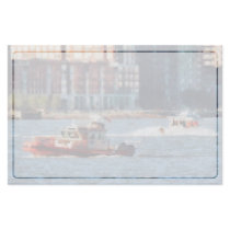 Fire Rescue Boat Hudson River Stationery Paper