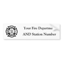 Fire Rescue bumper stickers
