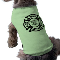 Fire Rescue Pet Tshirt