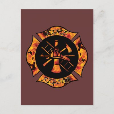 Flaming Maltese Cross