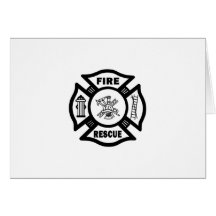 Fire Rescue Greeting Cards