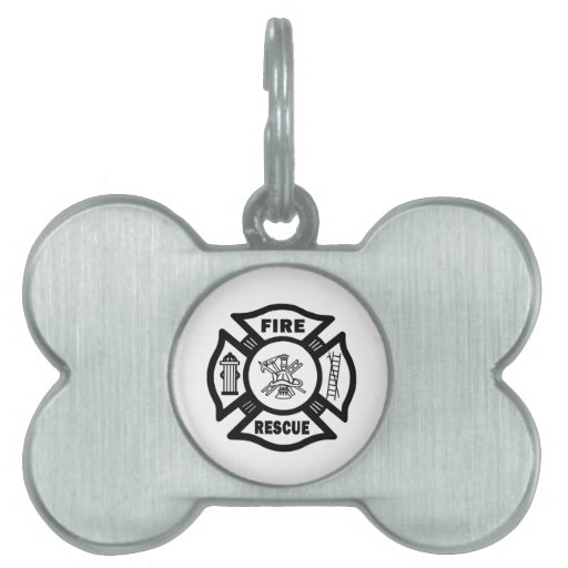 Fire Rescue Pet Tag Zazzle