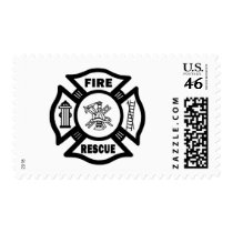Fire Rescue Postage Stamps