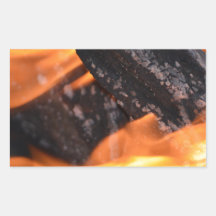 Fire Series LellO Rectangle Sticker