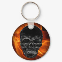 Fire Skull keychains by ksabey Fire Skull keychains