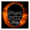 Fire Skull posters