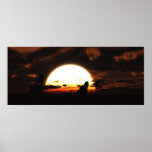 fire sky print