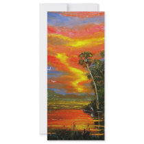 Fire Sky Sunset rack cards