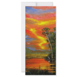Fire Sky Sunset Full Color Rack Card