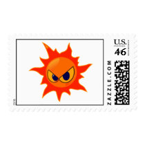 Fire Smiley Face Stamps