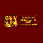 Fire Spirit Return Address Label labels