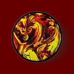 Fire Spirit Round Button buttons