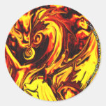 Fire Spirit Round Sticker