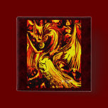 Fire Spirit Square Button buttons