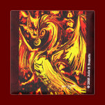 Fire Spirit Square Magnet magnets