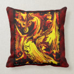 Fire Spirit Throw Pillow pillows