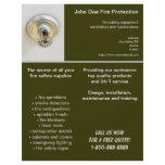 "Fire sprinkler" large vertical flyer