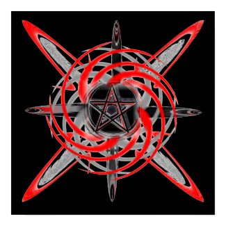 Fire Star print