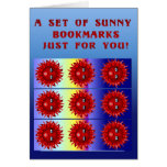 Fire Sun Bookmark Card