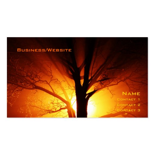 Fire Tree Business Card Templates