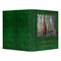 Fire Trees 3 Ring Binder