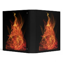 Fire Triangle 3 Ring Binders