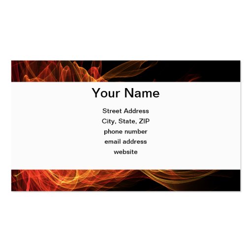 Fire Triangle Business Cards (back side)