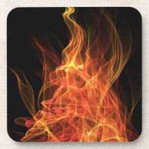 Fire Triangle Drink Coaster