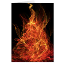 Fire Triangle Greeting Cards