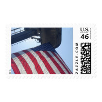 Fire Truck American Flag Aerial Tower Postage