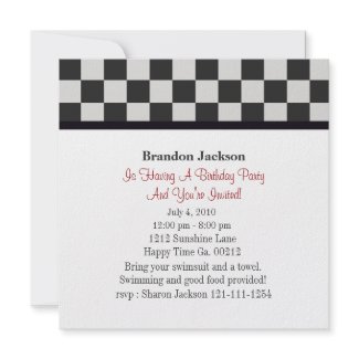 Fire Truck Birthday Party Invitations invitation