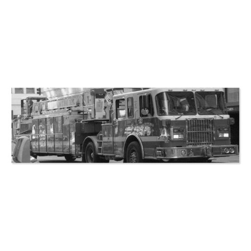 Fire Truck Business Card (front side)