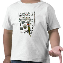 Fire Truck Controls t-shirts