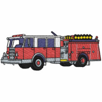 Fire Truck embroidered shirts