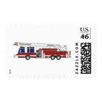 Fire Truck Ladder Postage