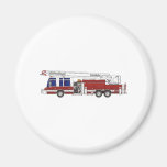 Fire Truck Ladder Refrigerator Magnet
