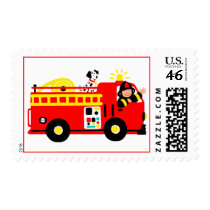 Fire Truck Stamps
