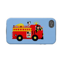 Fire Truck Tough Iphone 4 Covers