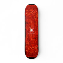 "Fire Under Ice" Skateboard by nucleartees "Fire Under Ice" Skateboard