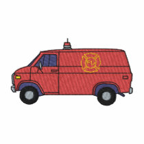 Fire Van embroidered shirts by ZazzleEmbroidery Fire Van embroidered shirts