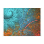 "Fire VS Ice" Fractal Art Post Cards