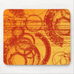 Fire Walker Grunge Art Mousepad