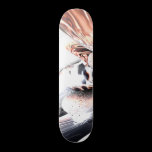 Fire Water Abstract Skateboard V3