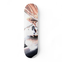 Fire Water Abstract Skateboard V3 by alexanderbutler Fire Water Abstract Skateboard V3