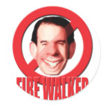Fire Wisconsin Governor Scott Walker Stickers