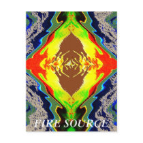 Fire Within -  Spiritual Volcano Postcards